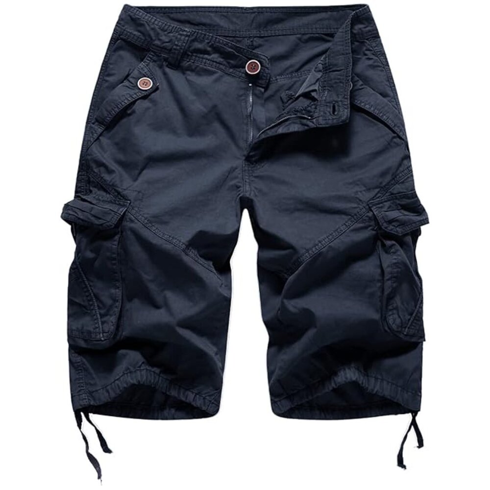 NWT FourSteeds Women's Casual Fitted Twill Bermuda Cargo Shorts Size 4